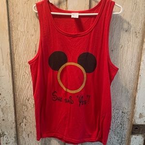Men’s Mickey she said yes tank
